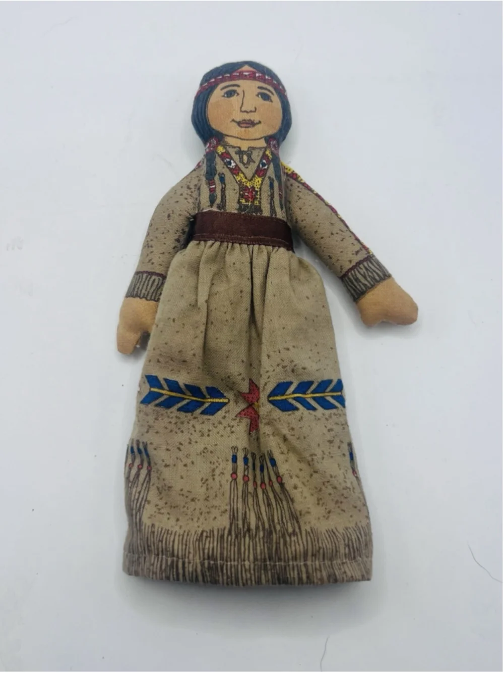 Vintage Hallmark Indian Maiden Holiday Doll Original Box Plymouth Thanksgiving